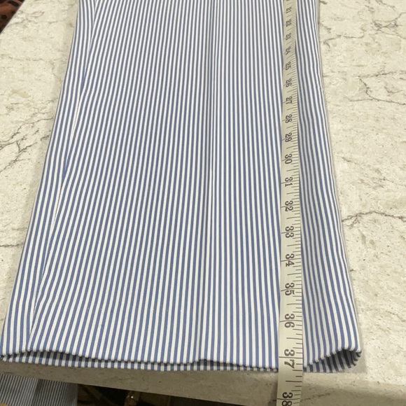 TOMMY HILFIGER white ankle pants with and white stripes size 10 - Picture 12 of 14